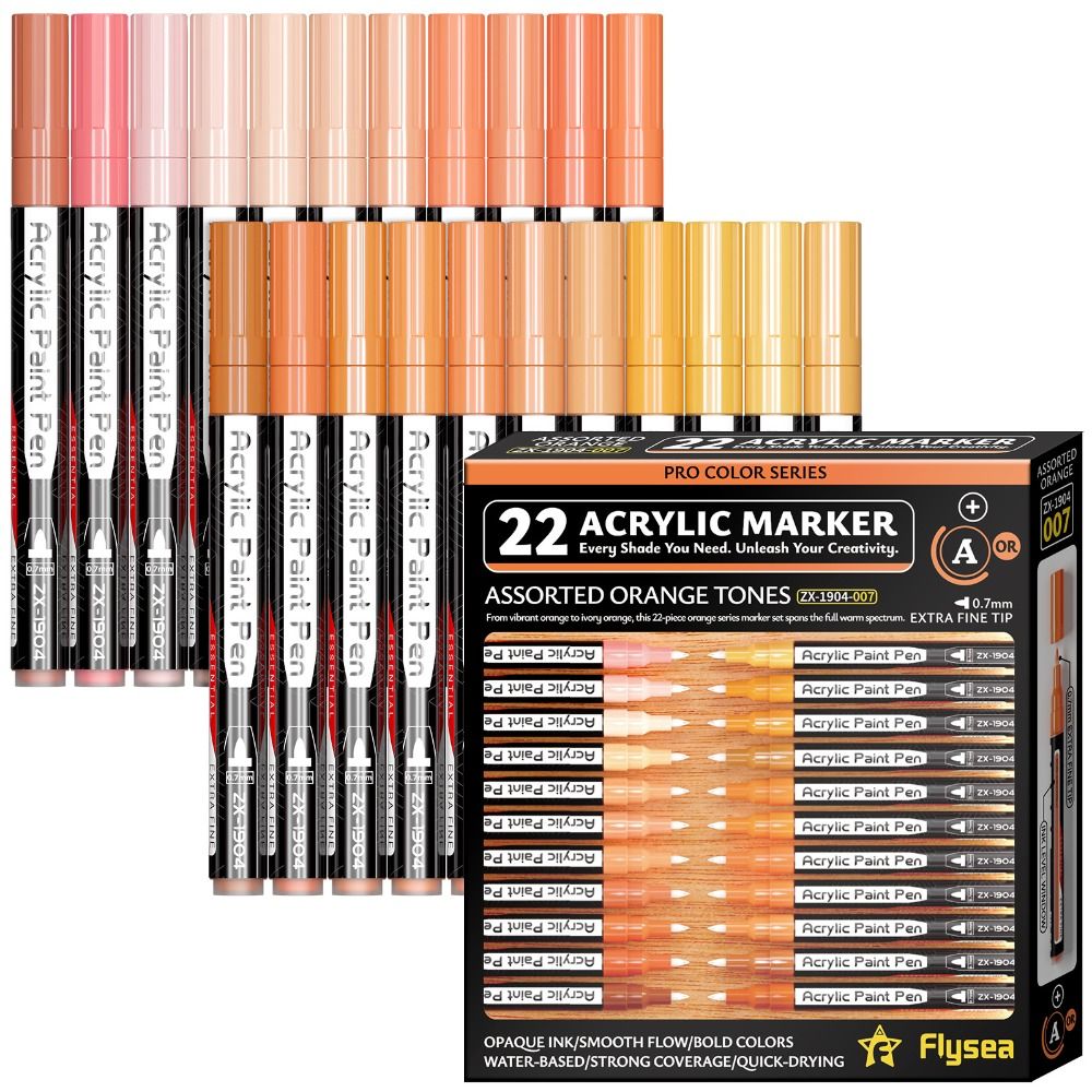 Copic Marker Classic - 22pcs 0.7mm Extra Fine Tip Acrylic