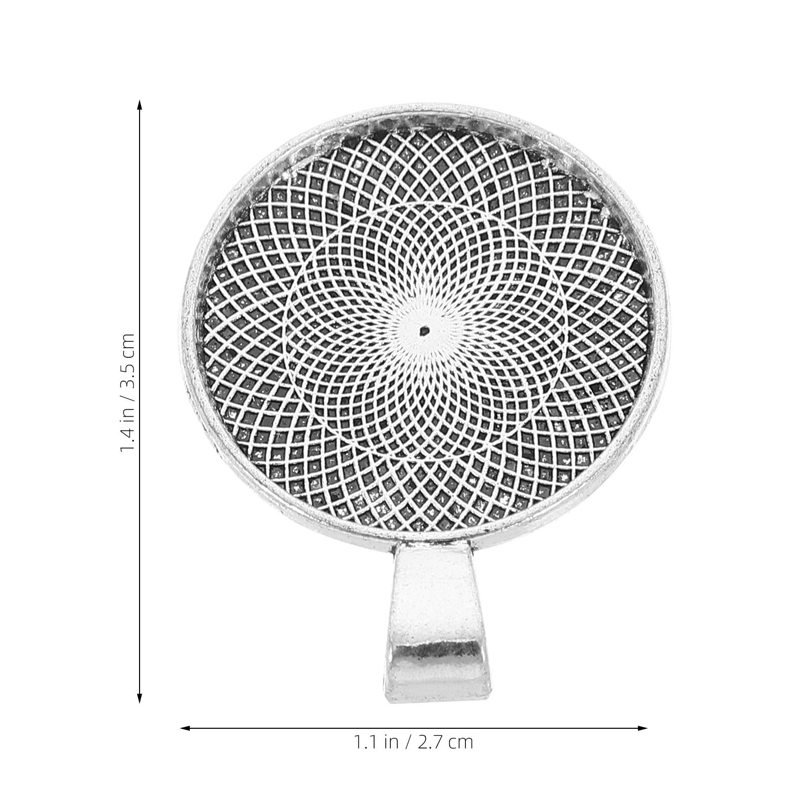 40Pcs Flat Round Bezel Pendant - Resin Crafts 评论和价格