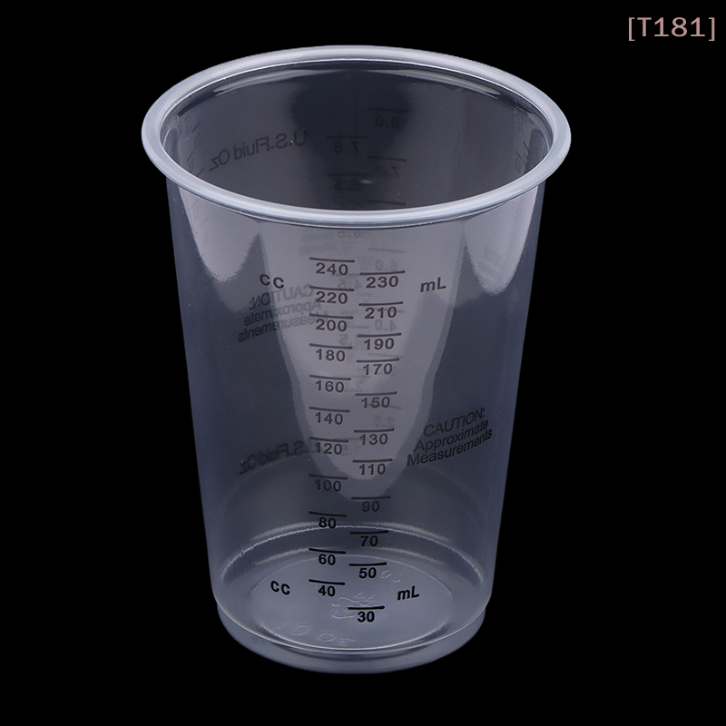 [E] 10Pcs 8OZ Disposable Plast - Mixing Cup Silicone 评论和价格