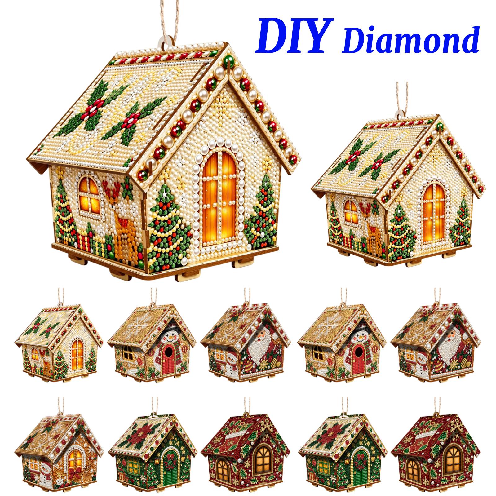 Wood Cottage Hanging Decoratio - Resin Craft For Beginners 评论和价格