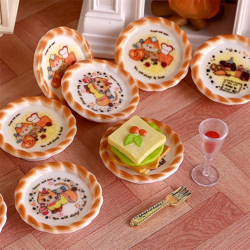 10Pcs/set Dollhouse Miniature  - Resin Craft Kit 评论和价格
