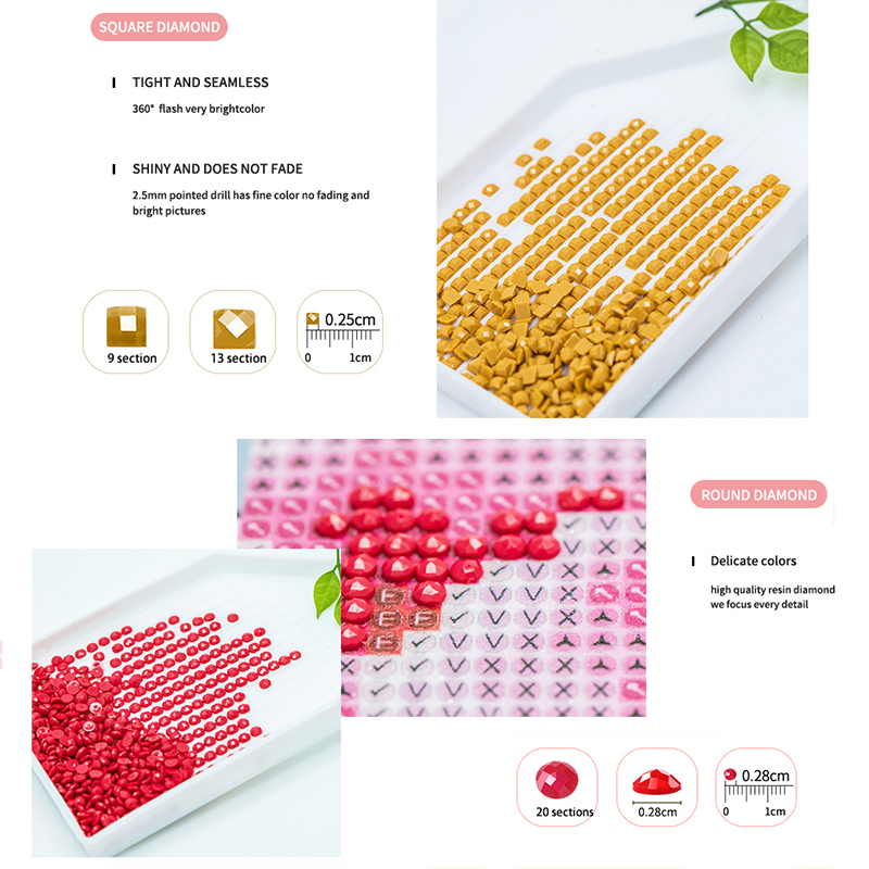 Frameless, DIY Diamond Paintin - Resin Craft Kit 评论和价格