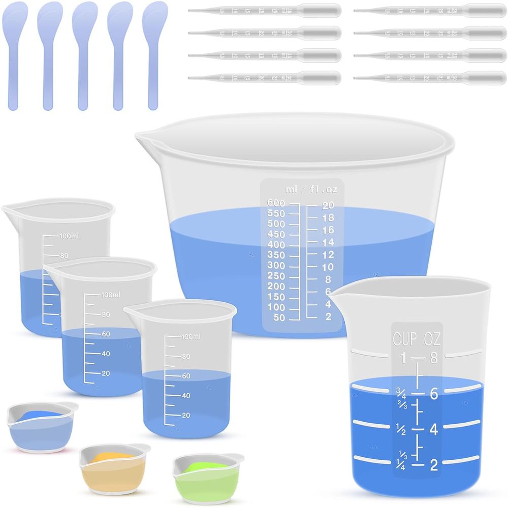 Silicone Resin Mixing Measurin - Mixing Cup Silicone 评论和价格