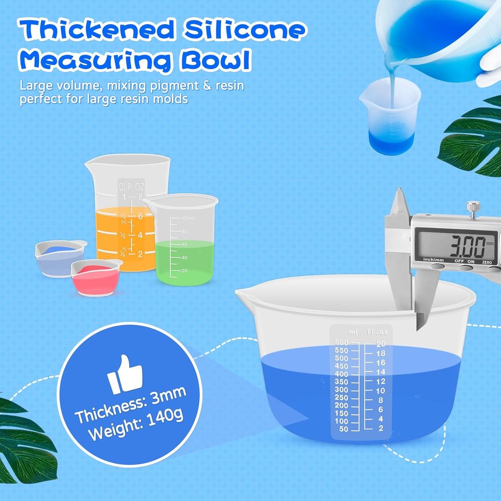 Silicone Resin Mixing Measurin - Mixing Cup Silicone 评论和价格