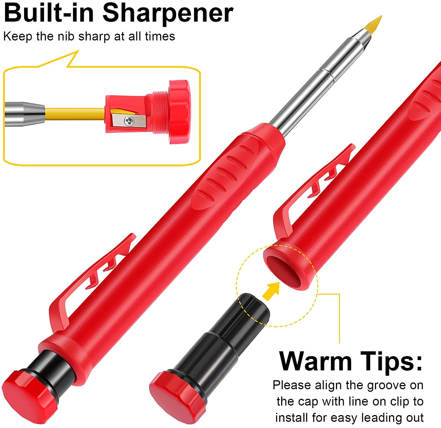 Solid Carpenter Pencil Set Woo - Staedtler Pencil Lumocolor 评论和价格