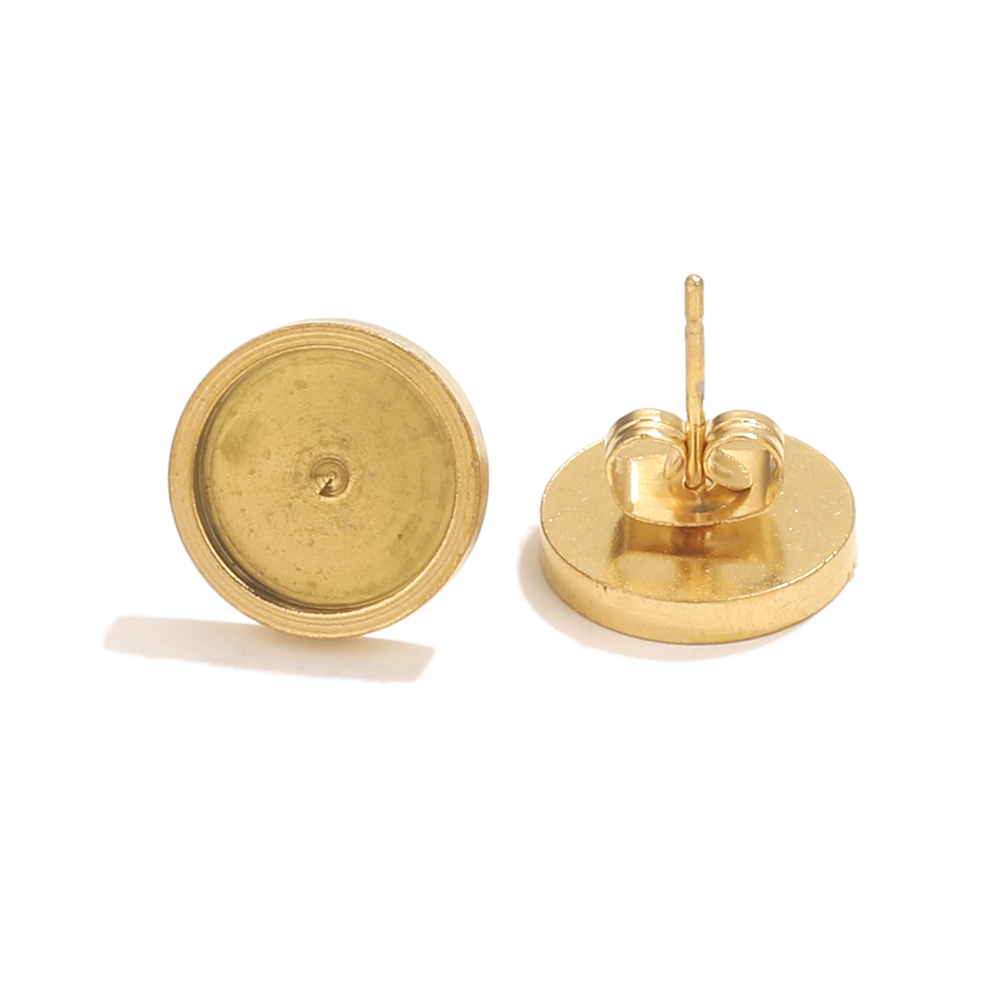 10pcs Stainless Steel Gold Ear - Resin Craft Kit 评论和价格